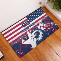 Custom USA Rugby Rubber Doormat Pacific Go Eagles 2024 - Wonder Print Shop