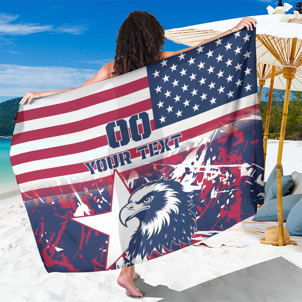 Custom USA Rugby Sarong Pacific Go Eagles 2024 - Wonder Print Shop