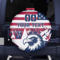Custom USA Rugby Spare Tire Cover Pacific Go Eagles 2024 - Wonder Print Shop