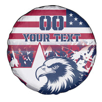 Custom USA Rugby Spare Tire Cover Pacific Go Eagles 2024 - Wonder Print Shop