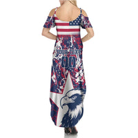Custom USA Rugby Summer Maxi Dress Pacific Go Eagles 2024 - Wonder Print Shop