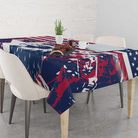 Custom USA Rugby Tablecloth Pacific Go Eagles 2024 - Wonder Print Shop