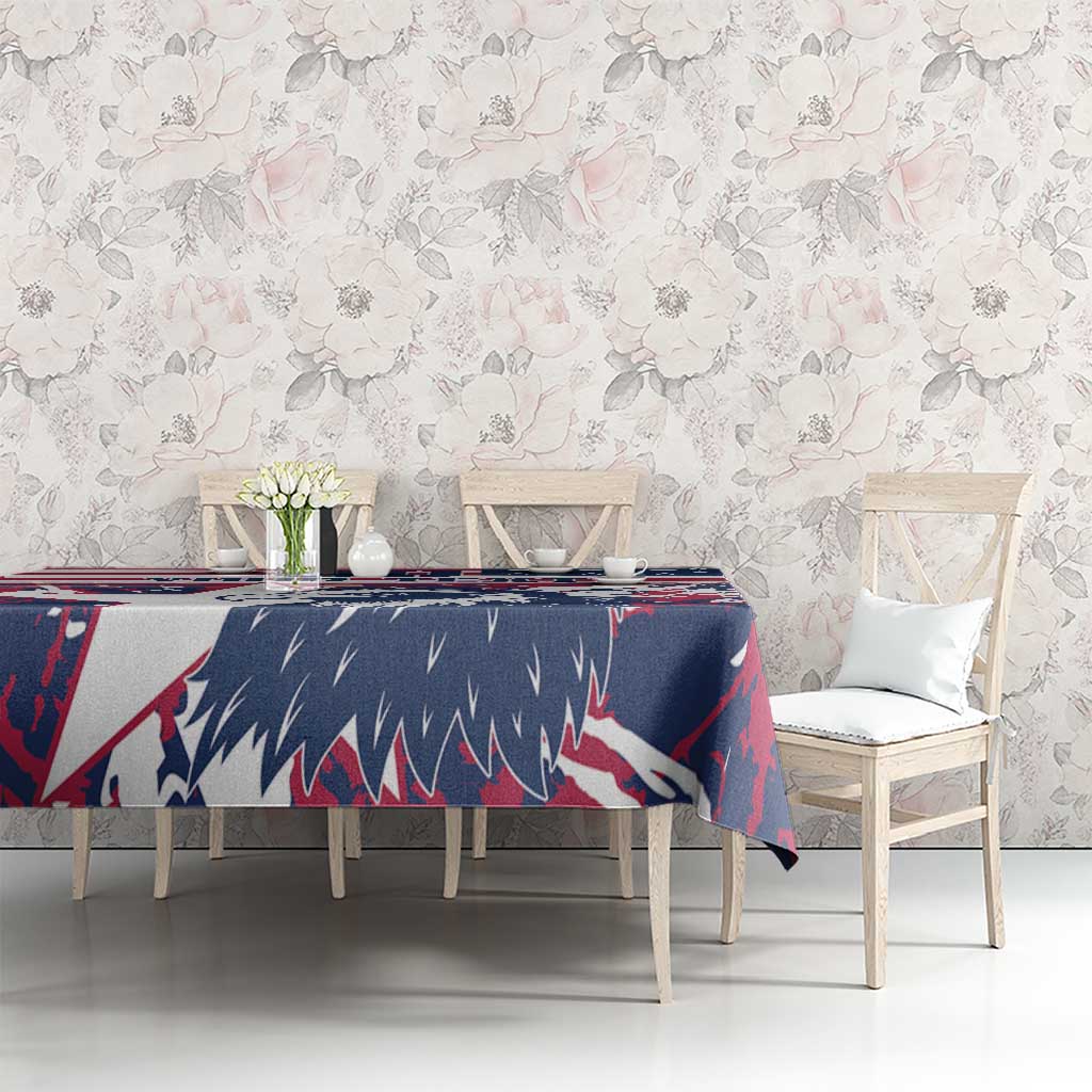 Custom USA Rugby Tablecloth Pacific Go Eagles 2024 - Wonder Print Shop