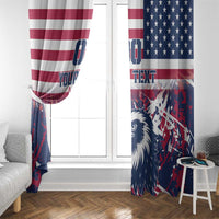 Custom USA Rugby Window Curtain Pacific Go Eagles 2024 - Wonder Print Shop
