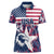 Custom USA Rugby Women Polo Shirt Pacific Go Eagles 2024 - Wonder Print Shop