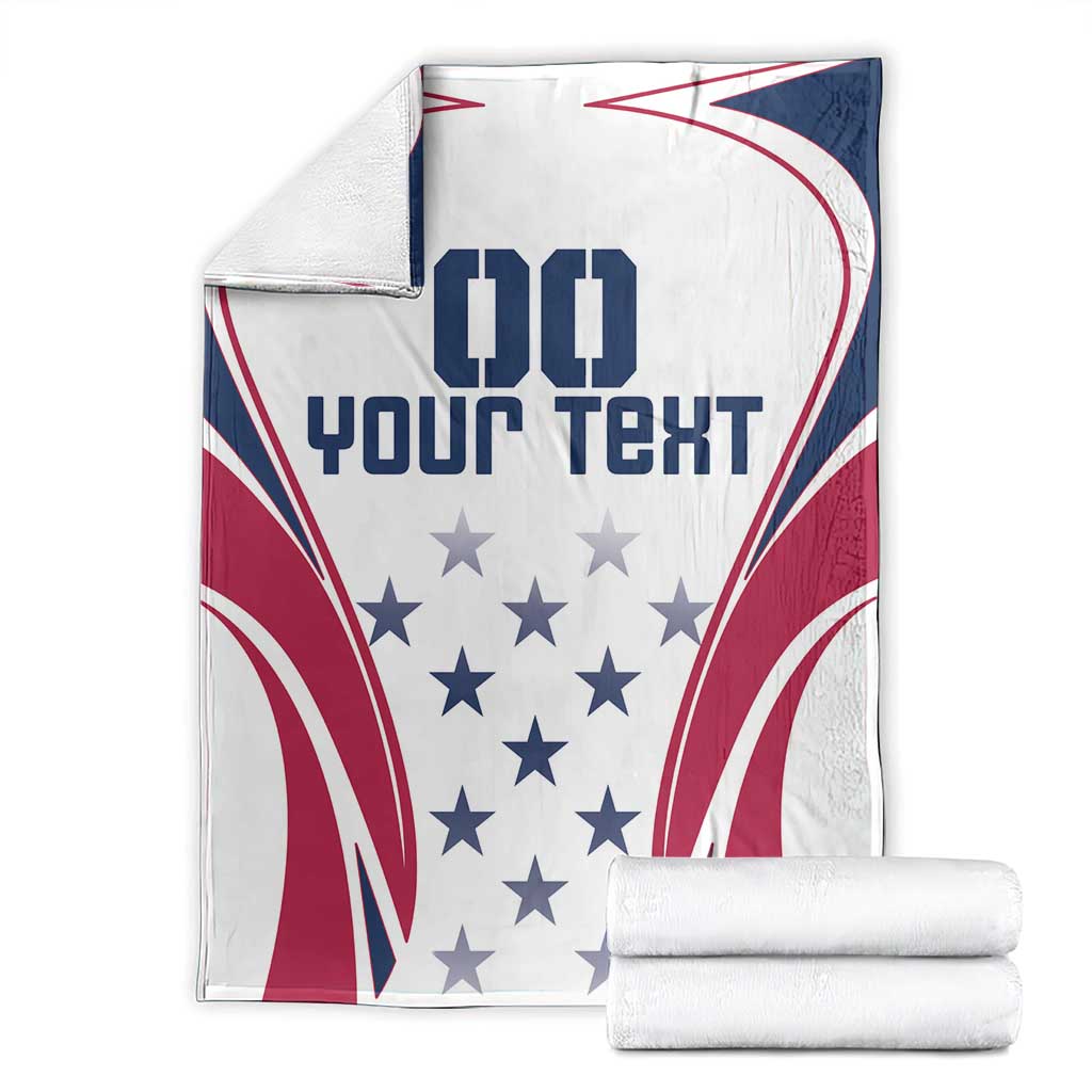 Custom USA Rugby Blanket Simple Style