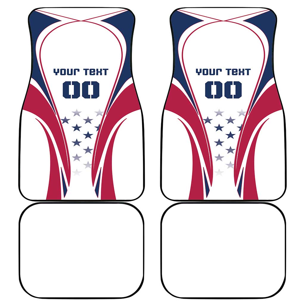 Custom USA Rugby Car Mats Simple Style - Wonder Print Shop