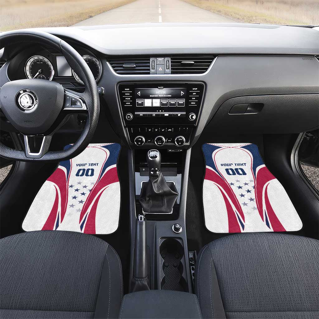 Custom USA Rugby Car Mats Simple Style - Wonder Print Shop