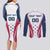 Custom USA Rugby Couples Matching Long Sleeve Bodycon Dress and Long Sleeve Button Shirt Simple Style - Wonder Print Shop