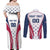 Custom USA Rugby Couples Matching Off Shoulder Maxi Dress and Long Sleeve Button Shirt Simple Style - Wonder Print Shop