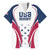 Custom USA Rugby Family Matching Long Sleeve Bodycon Dress and Hawaiian Shirt Simple Style - Wonder Print Shop