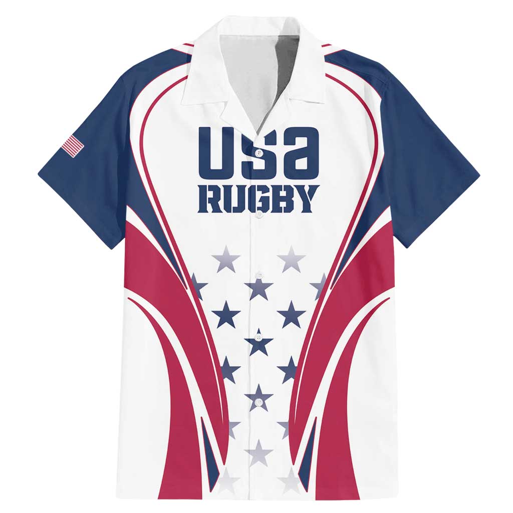 Custom USA Rugby Family Matching Mermaid Dress and Hawaiian Shirt Simple Style - Wonder Print Shop