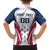 Custom USA Rugby Family Matching Off The Shoulder Long Sleeve Dress and Hawaiian Shirt Simple Style - Wonder Print Shop