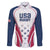 Custom USA Rugby Family Matching Puletasi and Hawaiian Shirt Simple Style - Wonder Print Shop