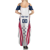 Custom USA Rugby Family Matching Summer Maxi Dress and Hawaiian Shirt Simple Style - Wonder Print Shop