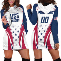 Custom USA Rugby Hoodie Dress Simple Style - Wonder Print Shop