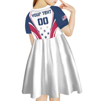 Custom USA Rugby Kid Short Sleeve Dress Simple Style - Wonder Print Shop