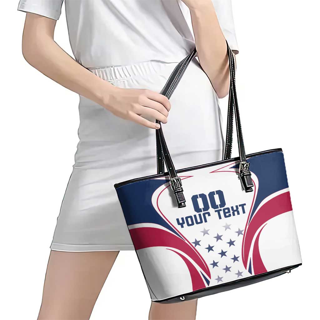 Custom USA Rugby Leather Tote Bag Simple Style - Wonder Print Shop