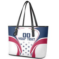 Custom USA Rugby Leather Tote Bag Simple Style - Wonder Print Shop