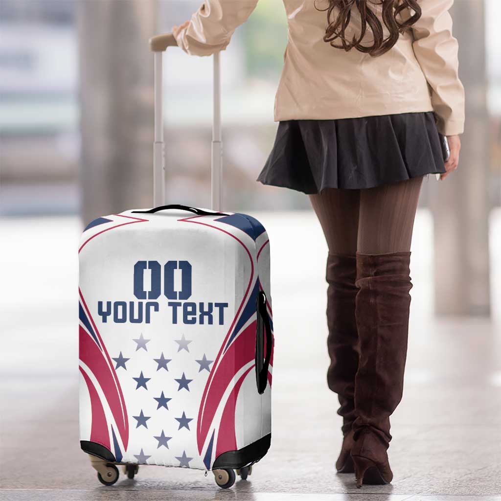 Custom USA Rugby Luggage Cover Simple Style - Wonder Print Shop