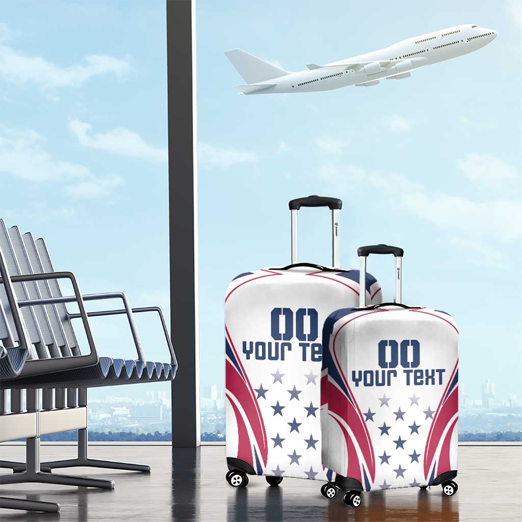 Custom USA Rugby Luggage Cover Simple Style - Wonder Print Shop