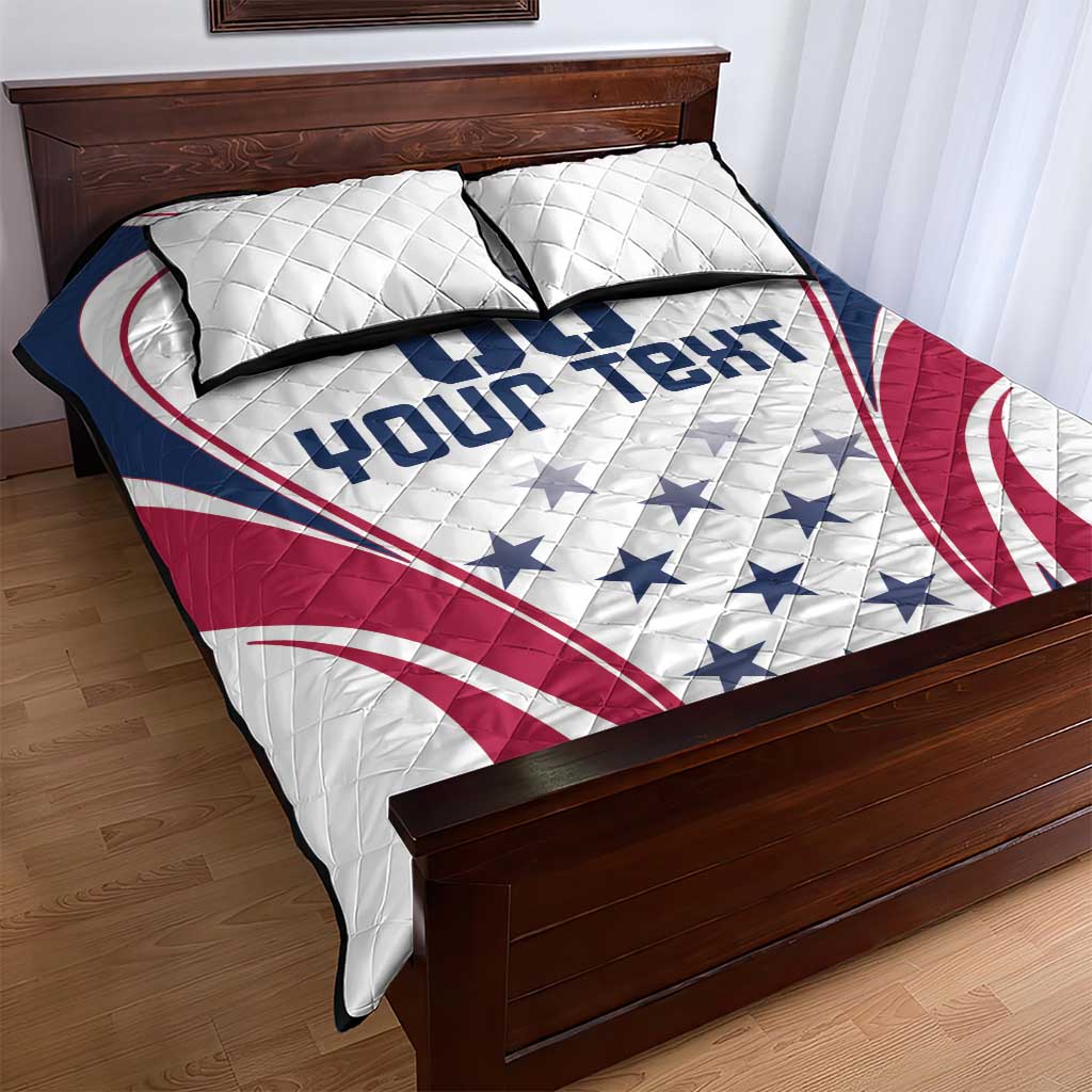 Custom USA Rugby Quilt Bed Set Simple Style - Wonder Print Shop