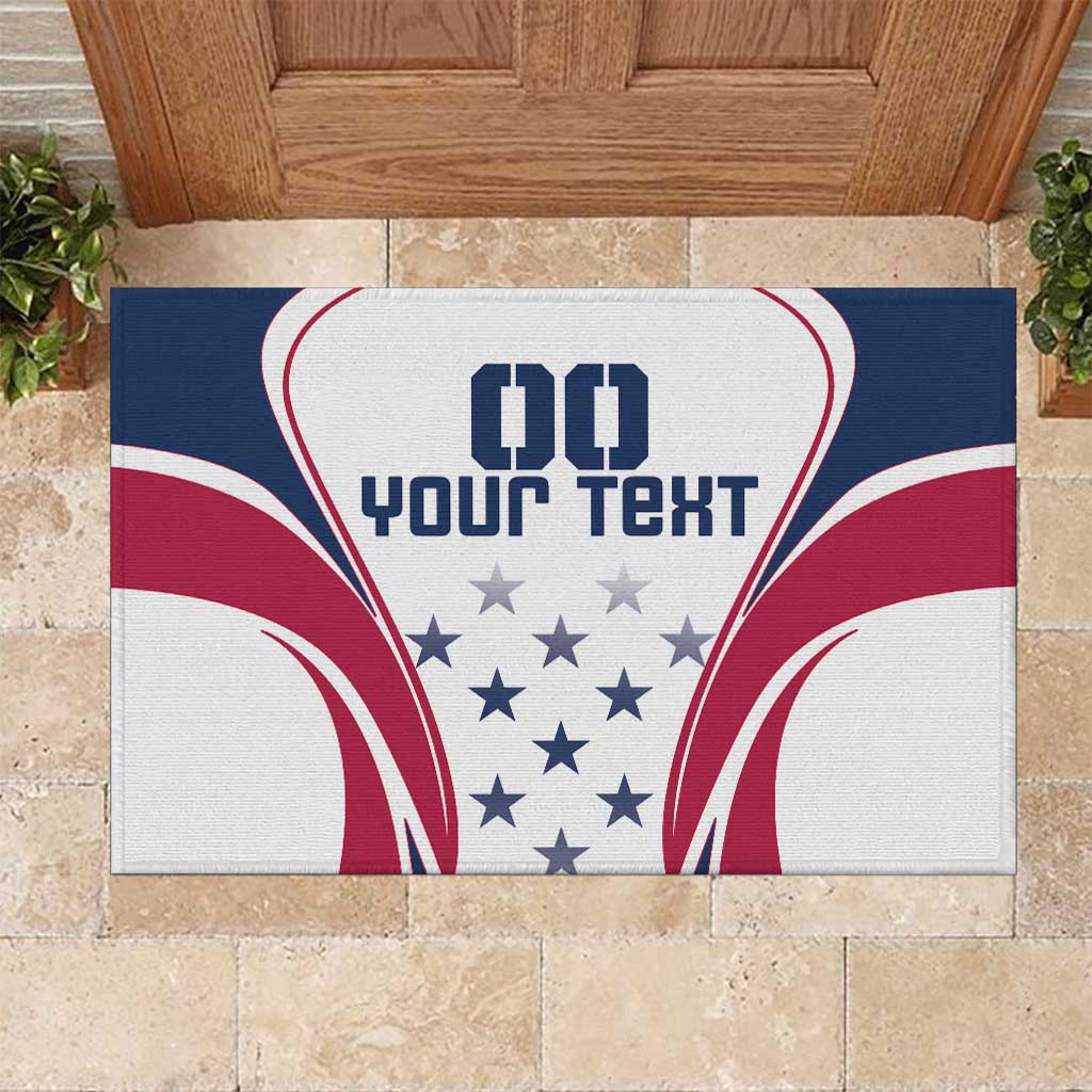 Custom USA Rugby Rubber Doormat Simple Style - Wonder Print Shop