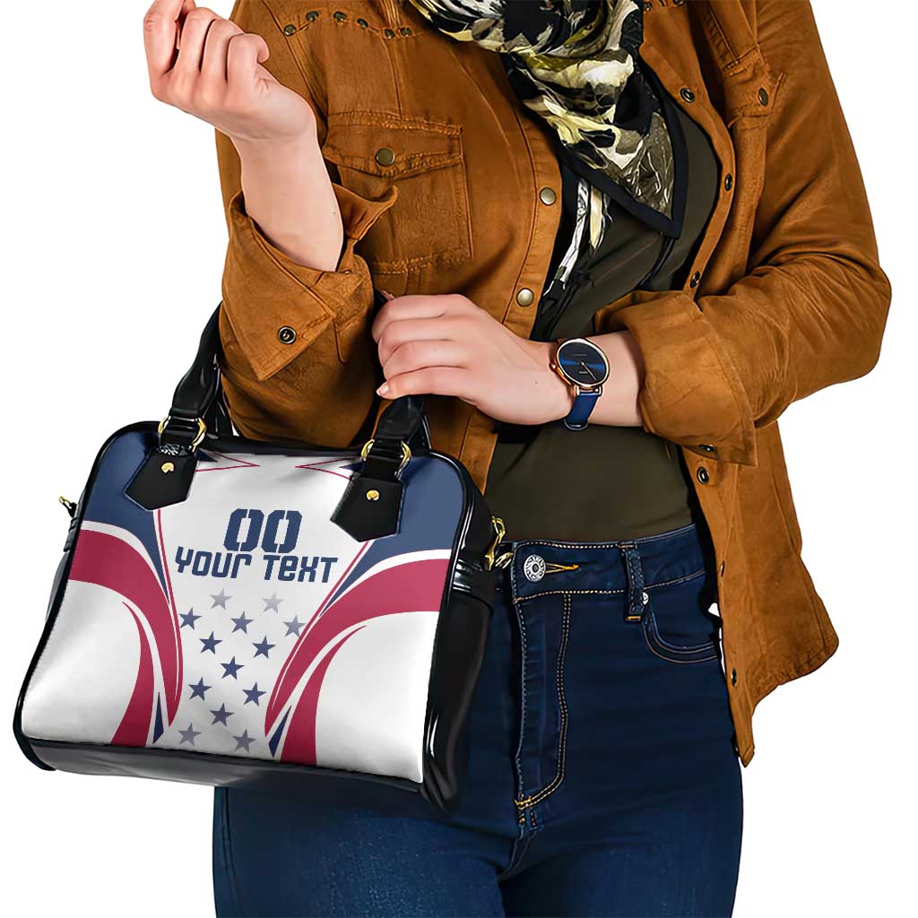 Custom USA Rugby Shoulder Handbag Simple Style