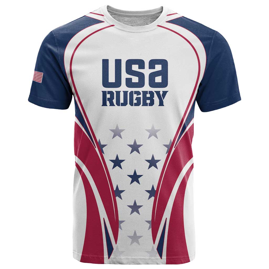Custom USA Rugby T Shirt Simple Style - Wonder Print Shop