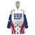 Custom USA Rugby Wearable Blanket Hoodie Simple Style - Wonder Print Shop