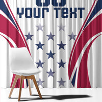 Custom USA Rugby Window Curtain Simple Style - Wonder Print Shop