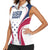 Custom USA Rugby Women Sleeveless Polo Shirt Simple Style - Wonder Print Shop