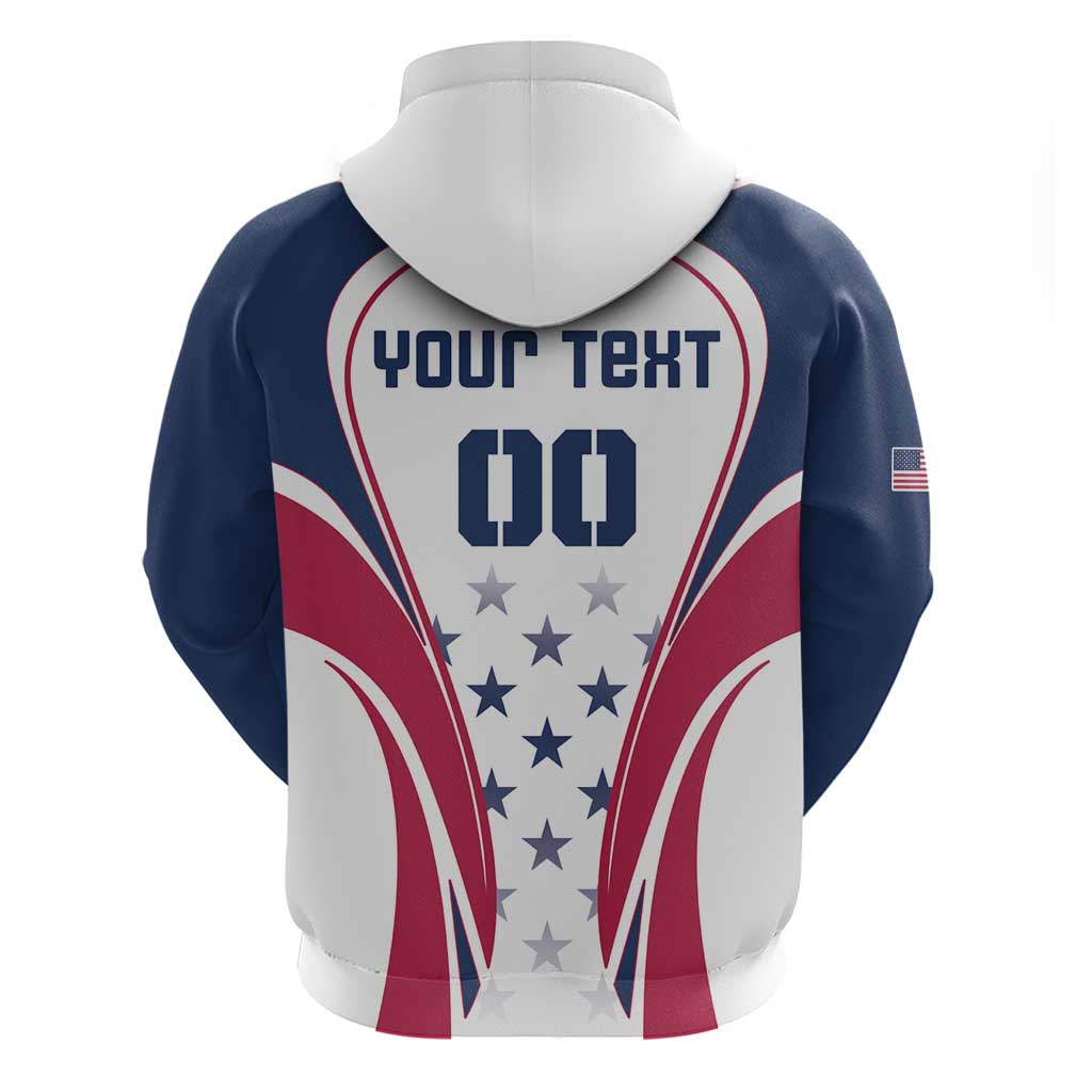 Custom USA Rugby Zip Hoodie Simple Style - Wonder Print Shop