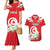 Personalized Tunisia Couples Matching Mermaid Dress and Hawaiian Shirt Jasmine Flower and Emblem - Wonder Print Shop
