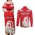 Personalized Tunisia Couples Matching Off Shoulder Maxi Dress and Long Sleeve Button Shirt Jasmine Flower and Emblem - Wonder Print Shop