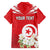 Personalized Tunisia Family Matching Off Shoulder Short Dress and Hawaiian Shirt Jasmine Flower and Emblem - Wonder Print Shop