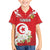 Personalized Tunisia Family Matching Off Shoulder Short Dress and Hawaiian Shirt Jasmine Flower and Emblem - Wonder Print Shop