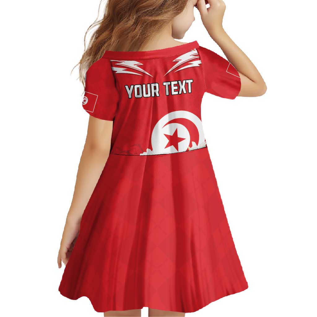 Personalized Tunisia Family Matching Short Sleeve Bodycon Dress and Hawaiian Shirt Jasmine Flower and Emblem - Wonder Print Shop