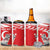 Personalized Gray Wolf Turkey 4 in 1 Can Cooler Tumbler Turkish Mountain - Wonder Print Shop