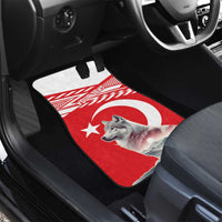 Personalized Gray Wolf Turkey Car Mats Turkish Mountain - Wonder Print Shop