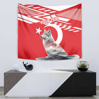 Personalized Gray Wolf Turkey Tapestry Turkish Mountain - Wonder Print Shop