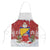 Bosnia and Herzegovina Christmas Apron Santa With National Flag - Wonder Print Shop