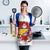 Bosnia and Herzegovina Christmas Apron Santa With National Flag - Wonder Print Shop