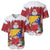 Bosnia and Herzegovina Christmas Baseball Jersey Santa With National Flag - Wonder Print Shop