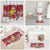 Bosnia and Herzegovina Christmas Bathroom Set Santa With National Flag - Wonder Print Shop