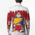 Bosnia and Herzegovina Christmas Blazer Santa With National Flag - Wonder Print Shop