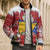 Bosnia and Herzegovina Christmas Bomber Puffer Jacket Santa With National Flag - Wonder Print Shop