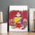 Bosnia and Herzegovina Christmas Canvas Wall Art Santa With National Flag - Wonder Print Shop