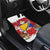 Bosnia and Herzegovina Christmas Car Mats Santa With National Flag - Wonder Print Shop