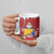 Bosnia and Herzegovina Christmas Ceramic Mug Santa With National Flag - Wonder Print Shop